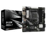 ASRock B450M Pro4-F AMD AM4 Micro-ATX