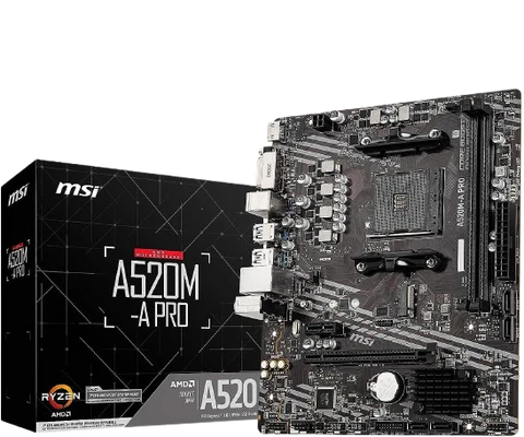 msi-a520m-a-pro-price-in-pakistan MSI A520M-A PRO Reliable AM4 A520